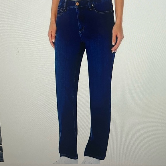 Jones New York Women's Straight Leg Jeans - Dark blue - Picture 1 of 5